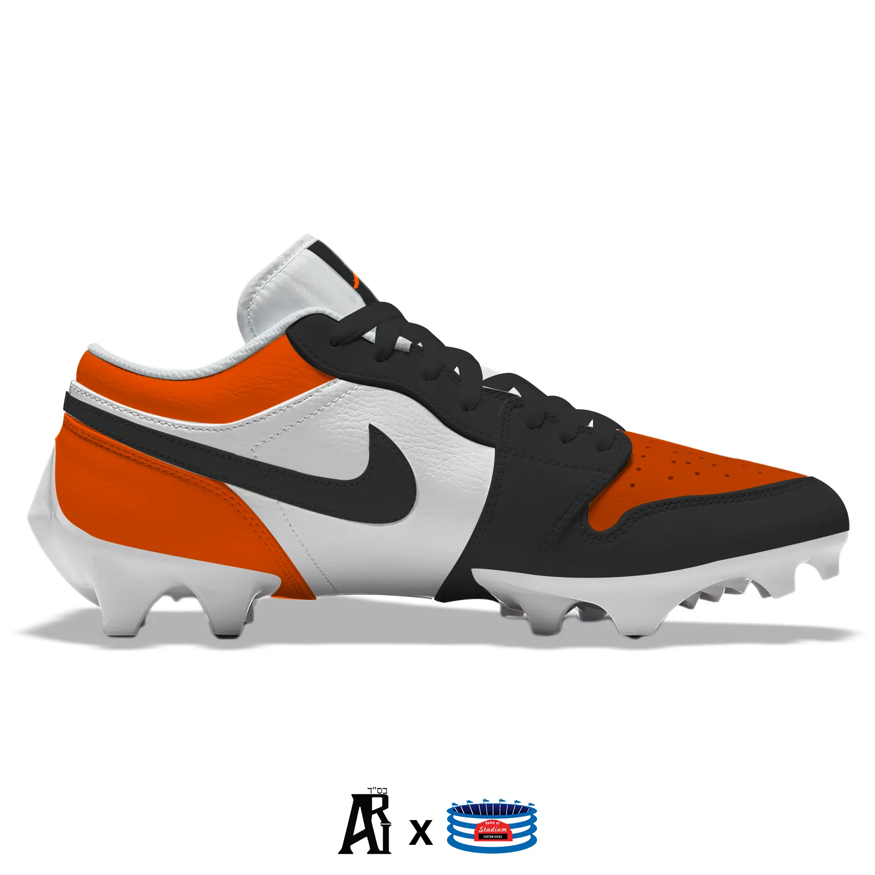 "Shattered Backboard” Jordan 1 Vapor Edge Low Cleats