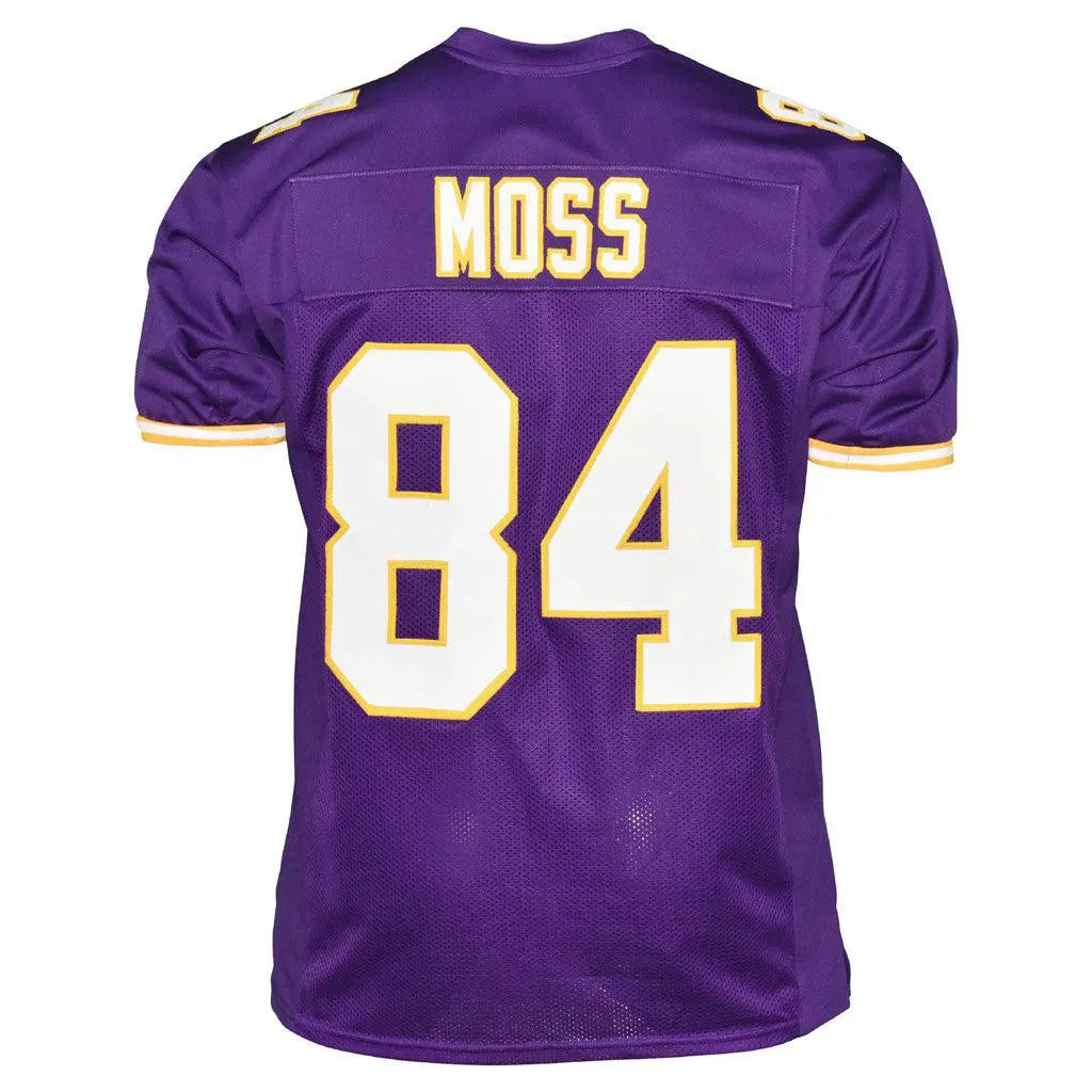 Randy Moss Unsigned Minnesota Purple Football Jersey