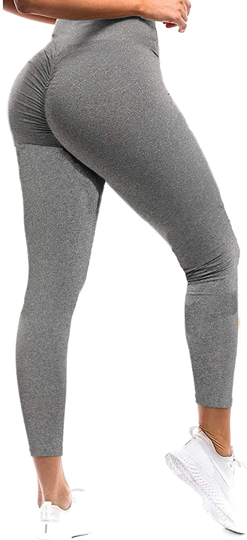 SEASUM Women Scrunch Butt Leggings High Waisted Ruched Yoga Pants Workout Butt Lifting