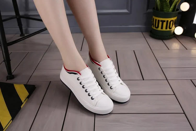 SH230 - Classic Women's Low Flat Canvas Shoes