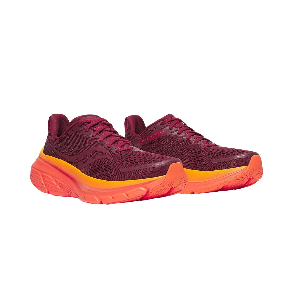 Shoes Saucony Guide 17 Burgundy Orange AW24