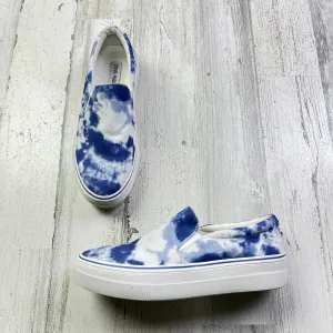 Shoes Sneakers Platform By Steve Madden In Blue & White, Size: 8.5