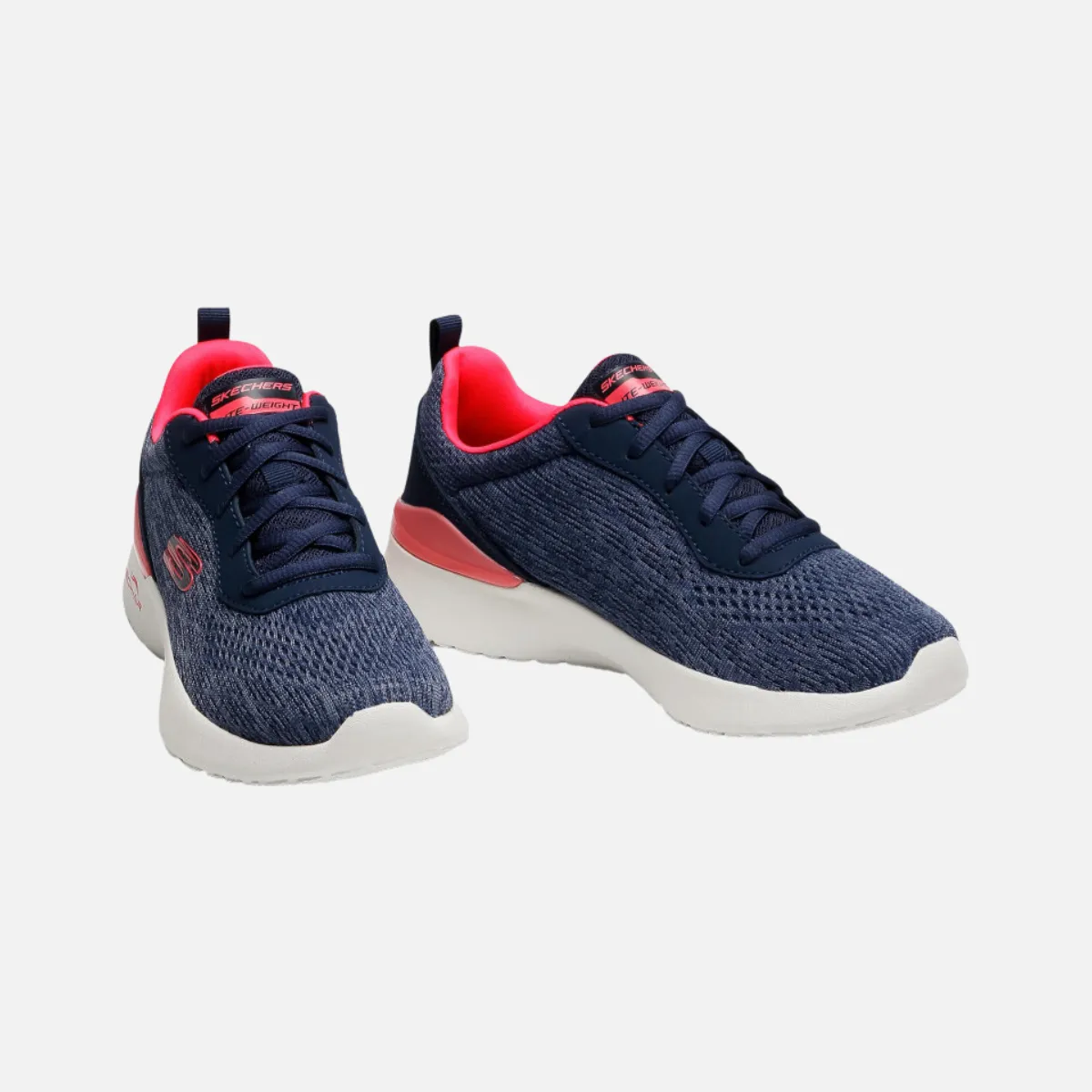 Skechers Women's Skech-Air Dynamight Athletic Sneaker -Navy/Coral