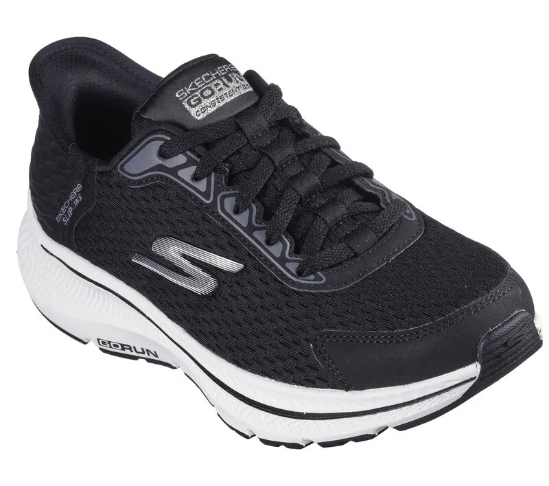 'Skechers' Women's Slip-ins: GO RUN Consistent 2.0-Endure - Black / Silver