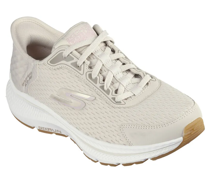 'Skechers' Women's Slip-ins: GO RUN Consistent 2.0-Endure - Natural / Pink