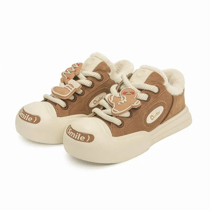 Smile CocoaElf Canvas Shoes