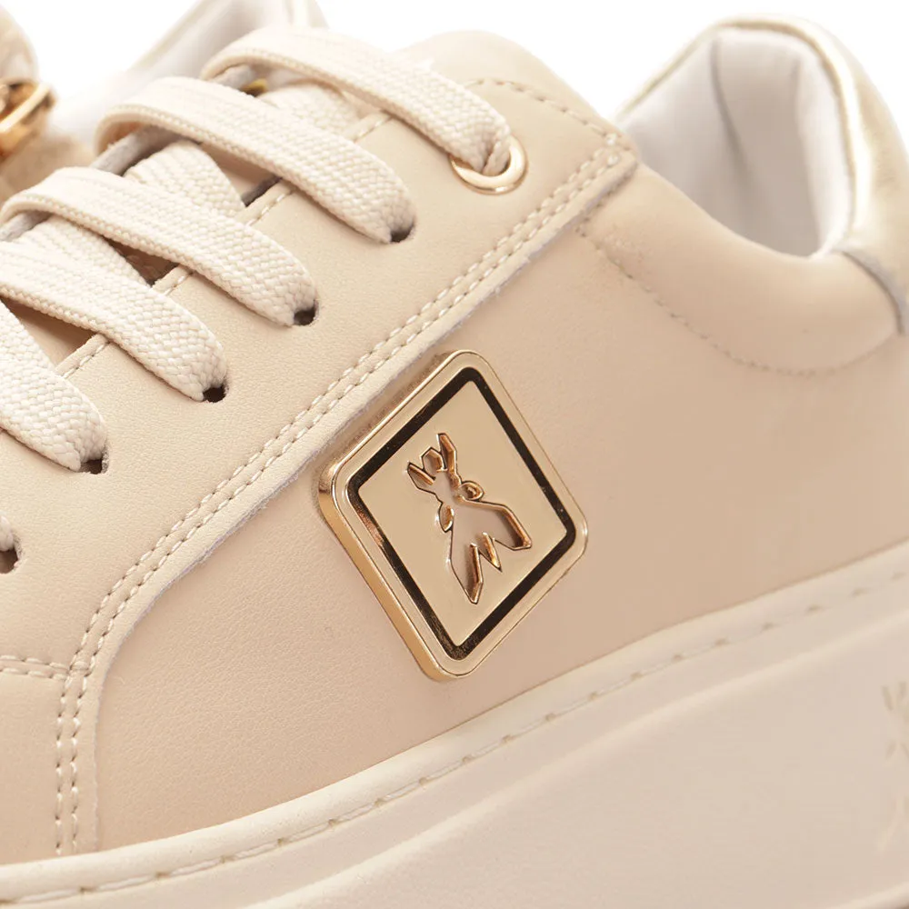 Sneakers PATRIZIA PEPE Girl linea Fly Sneakers in Pelle Beige