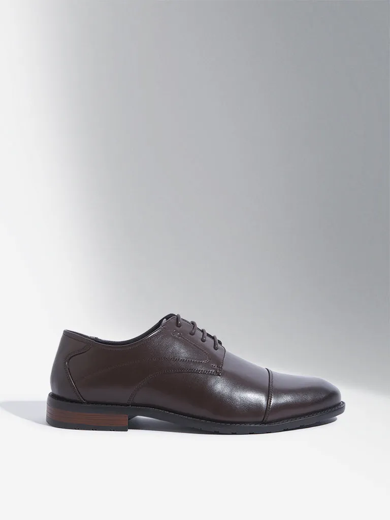 SOLEPLAY Brown Lace-Up Shoes