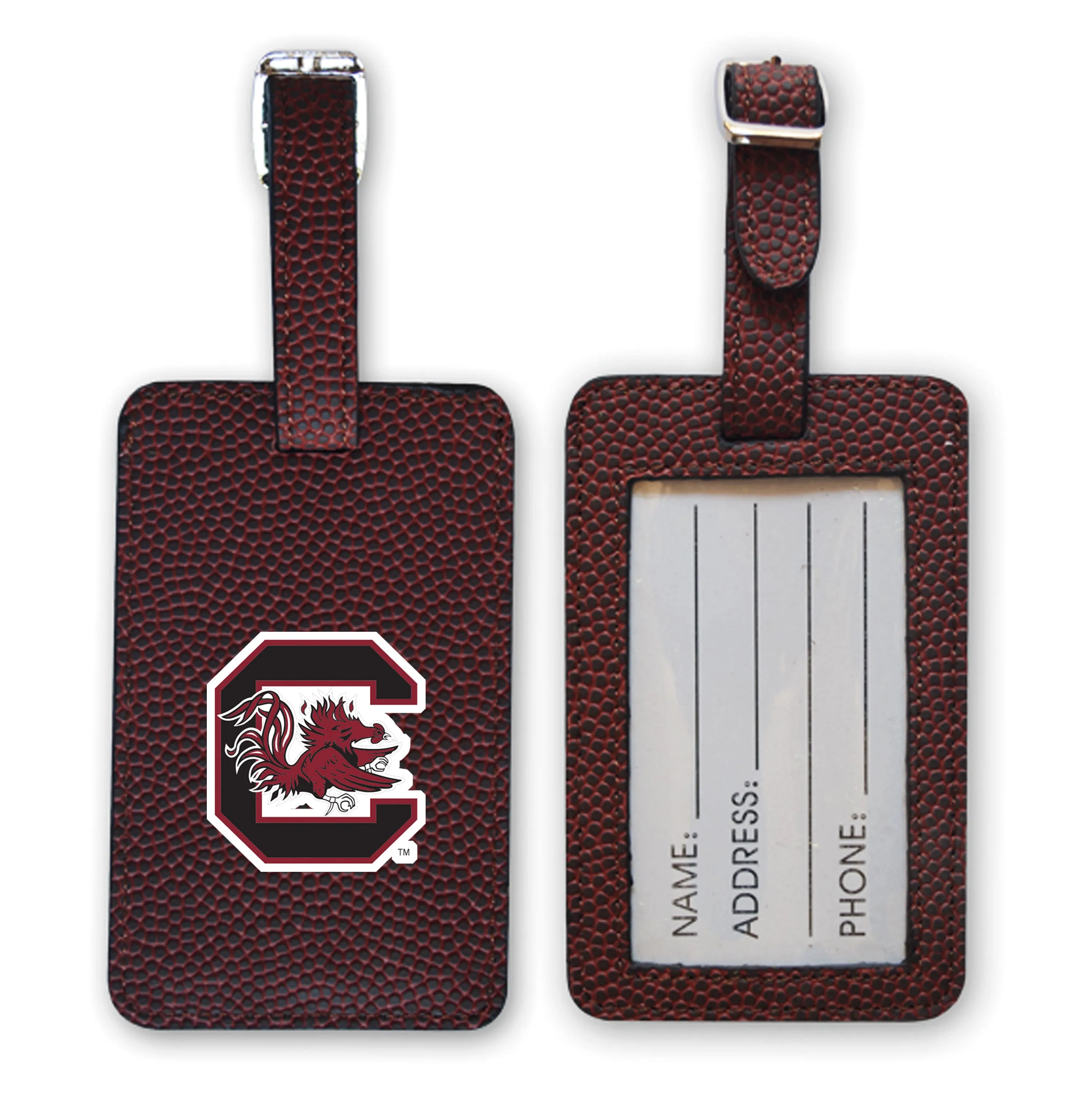 South Carolina Gamecocks Football Luggage Tag