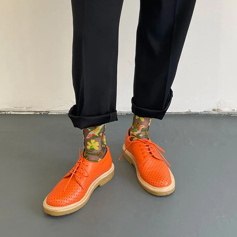 SS24 PABLO Mandarin | Leather Derby