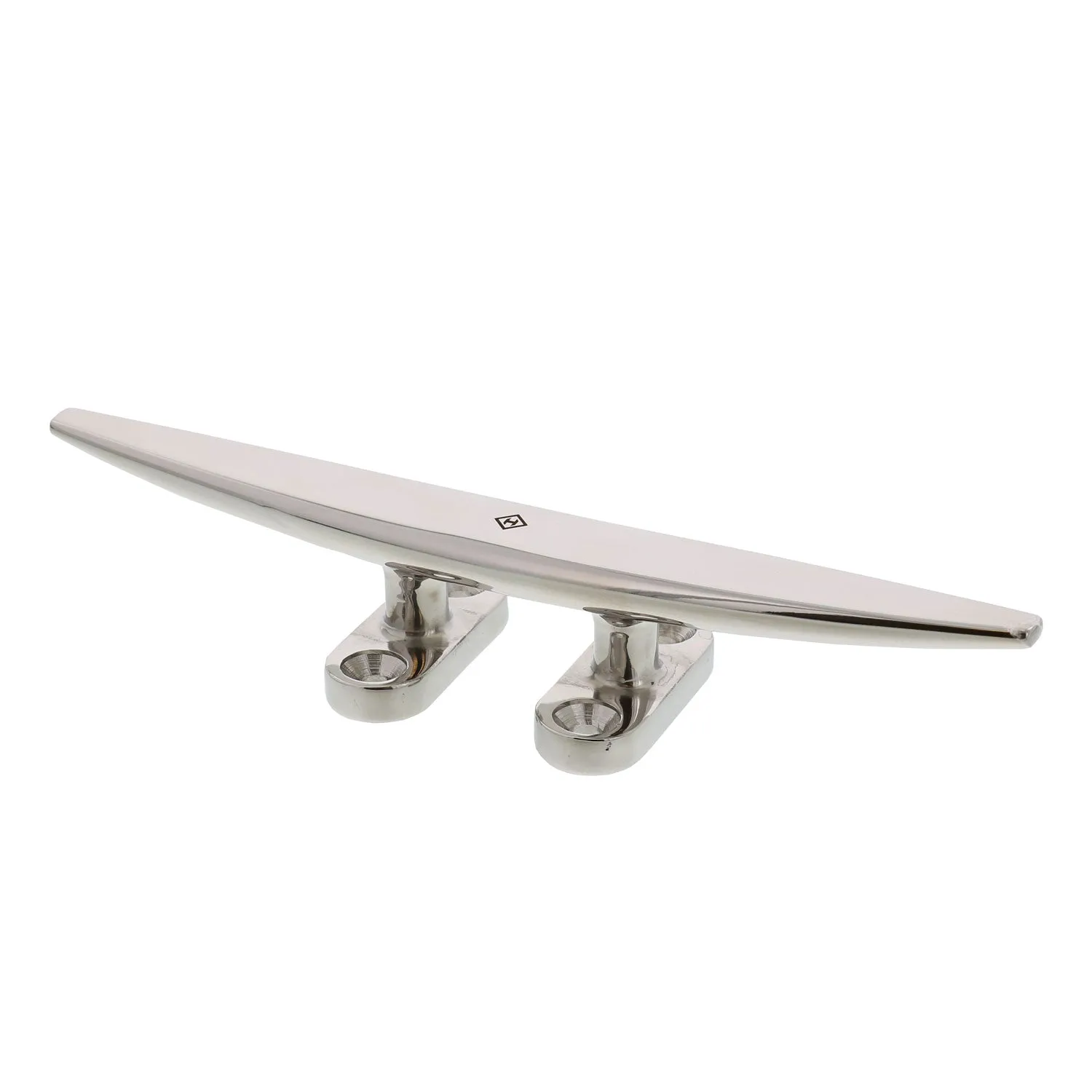 Stainless Low Profile Flat Top Deck Cleats, Bluewater Style