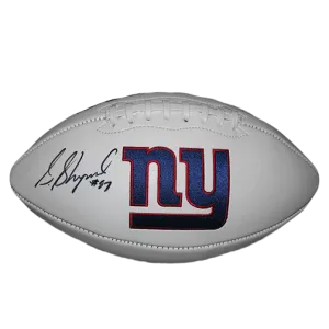 Sterling Shepard New York Giants Logo Full Size Autographed Football (JSA)