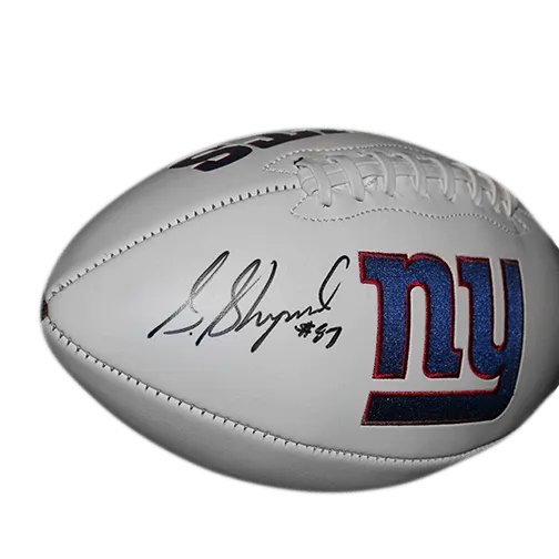 Sterling Shepard New York Giants Logo Full Size Autographed Football (JSA)