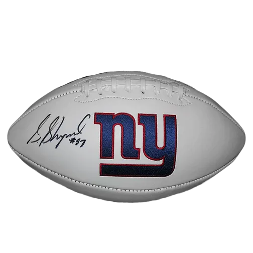 Sterling Shepard New York Giants Logo Full Size Autographed Football (JSA)