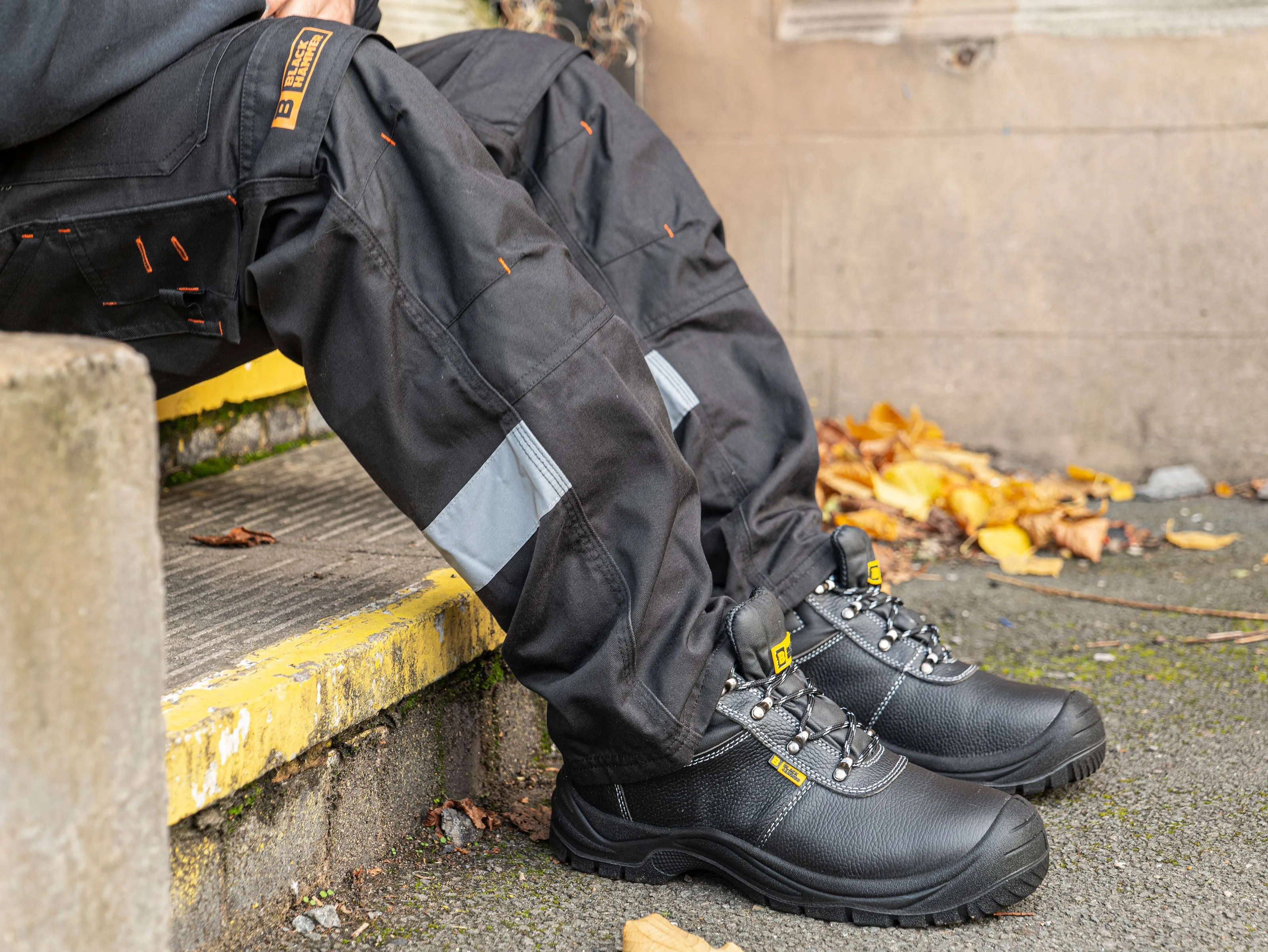 Storm Waterproof Safety Boots with Anti-Static Heels