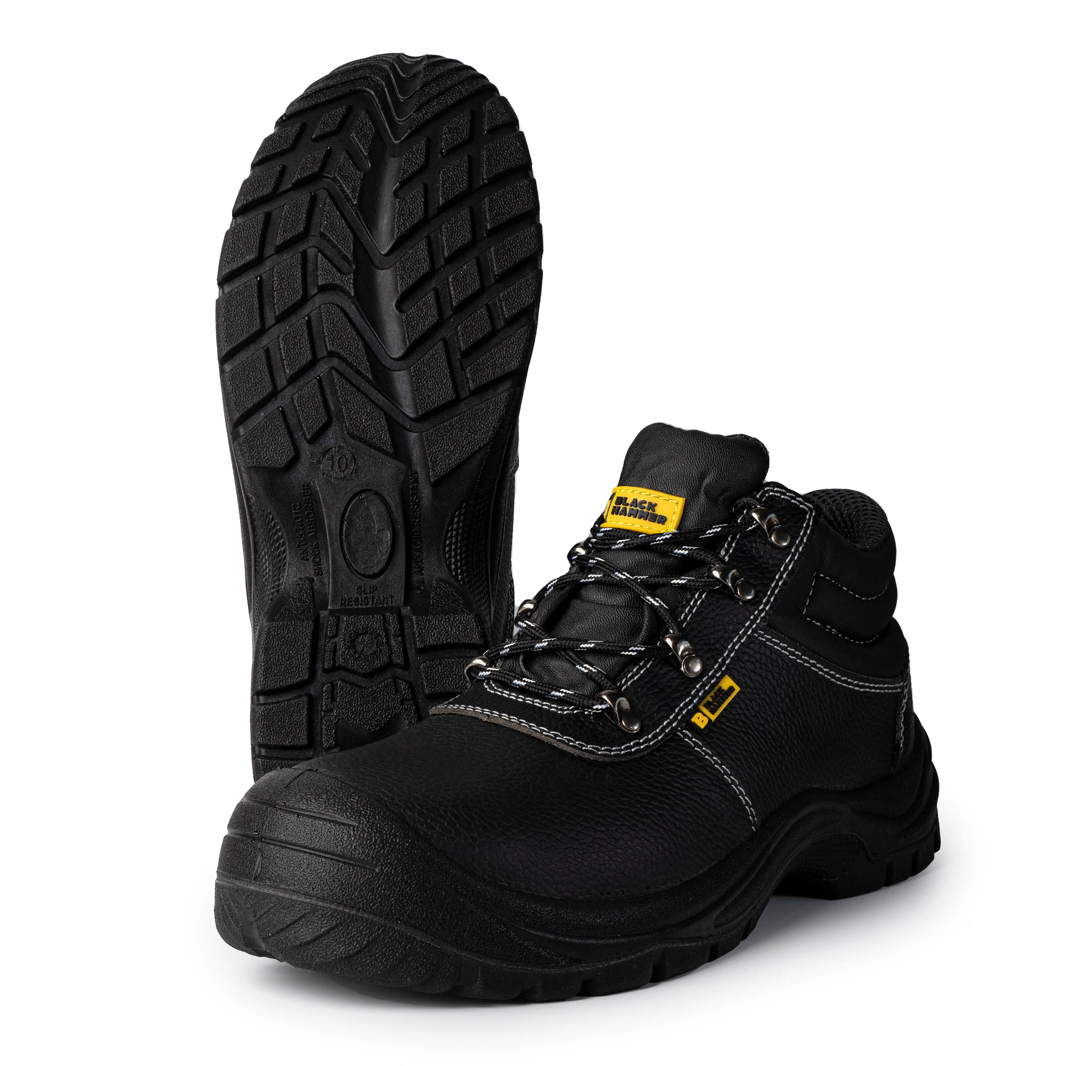 Storm Waterproof Safety Boots with Anti-Static Heels