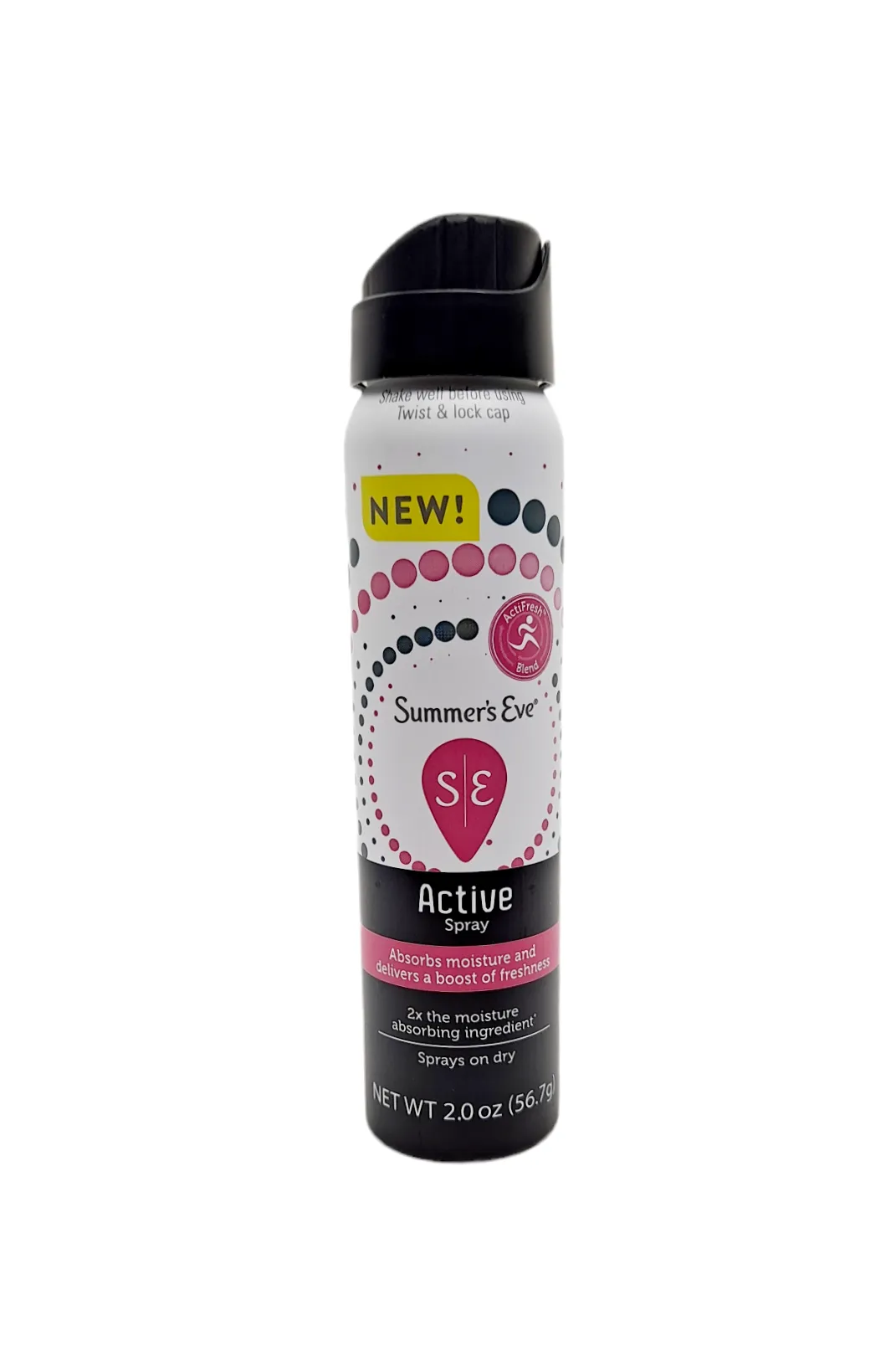 Summer's Eve Active Spray Absorbs Moisture / 2.0oz