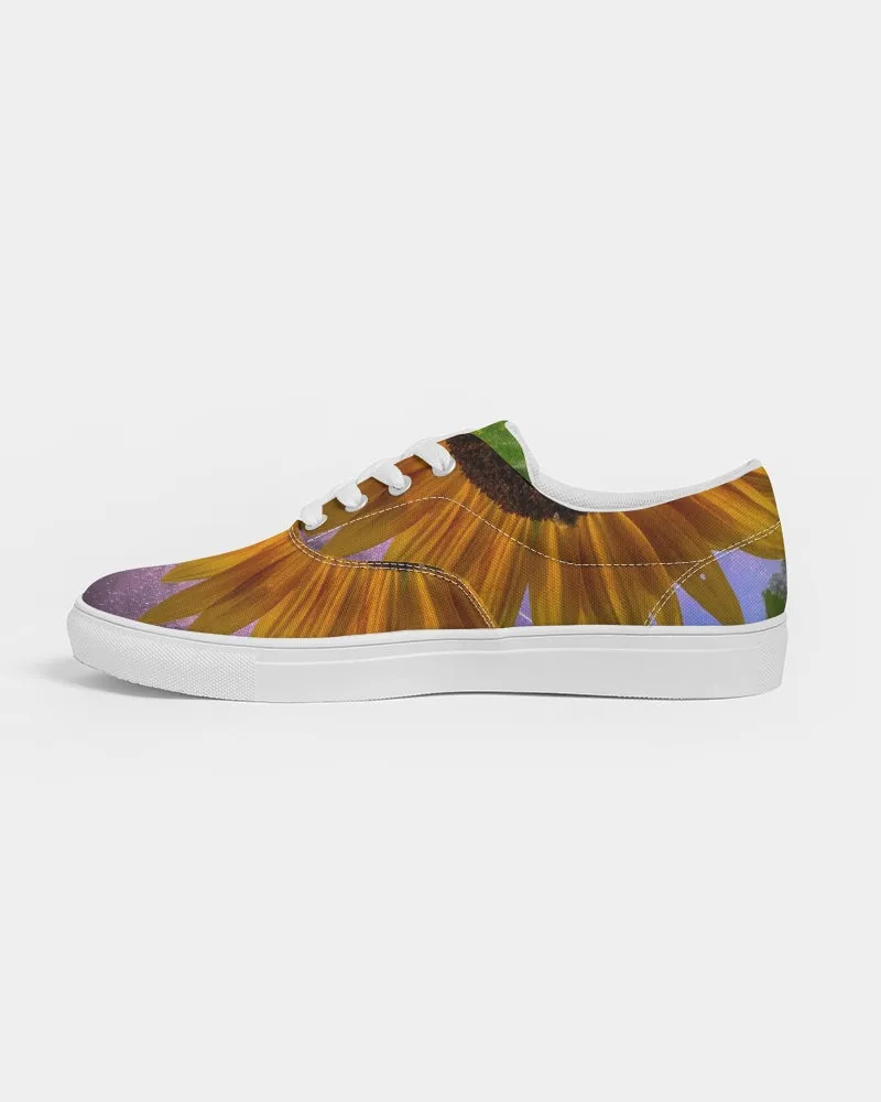 Sunflower Cosmos Women's Lace Up Canvas Shoe