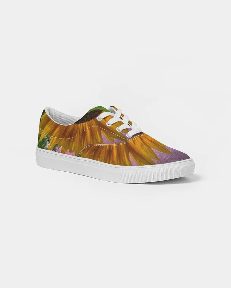 Sunflower Cosmos Women's Lace Up Canvas Shoe