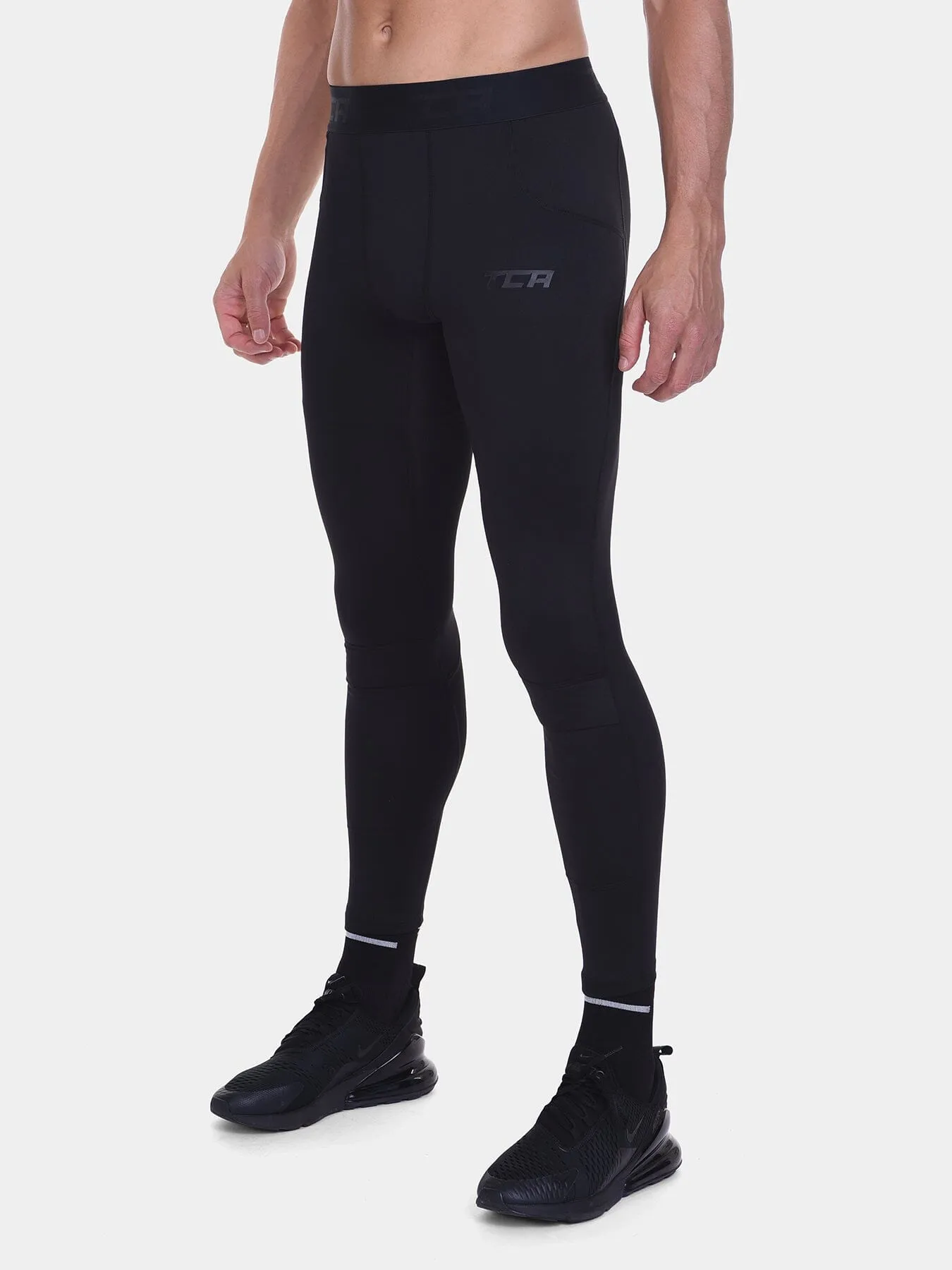 SuperThermal Compression Base Layer Tights For Men With Brushed Inner Fabric & Side Pocket