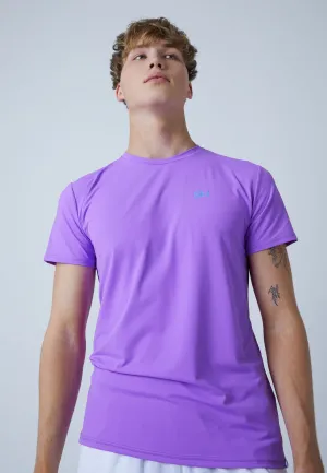 Tennis T-Shirt with crew neck, purple