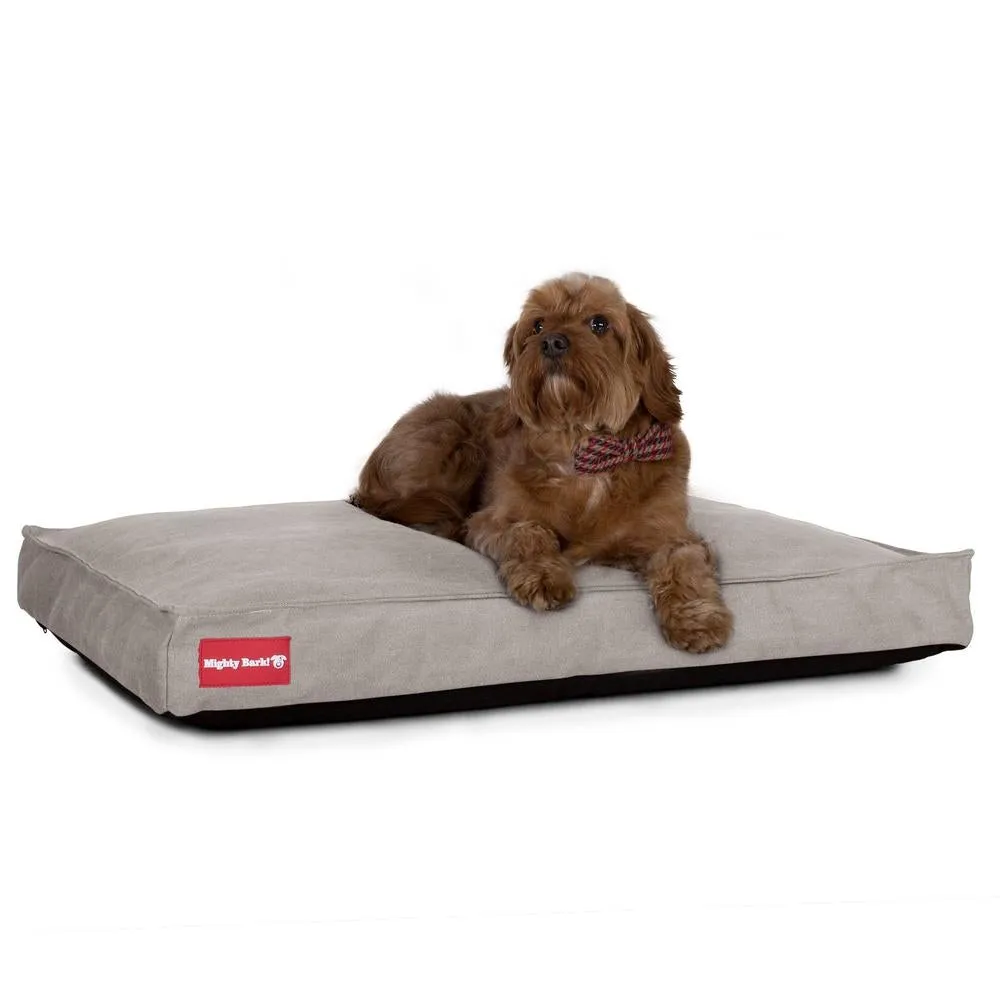 The Mattress Orthopedic Classic Memory Foam Dog Bed - Canvas Pewter