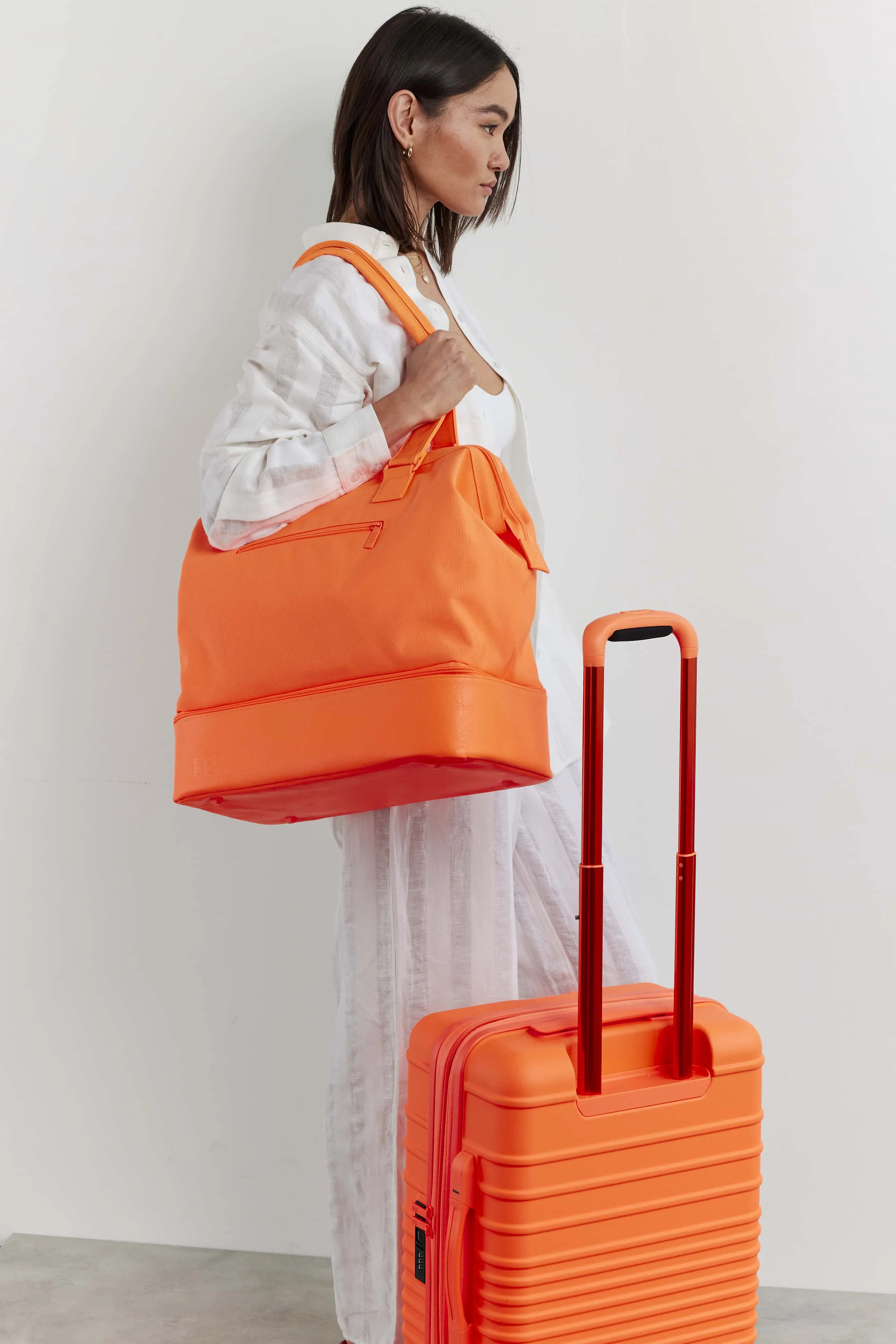 The Mini Weekender in Creamsicle