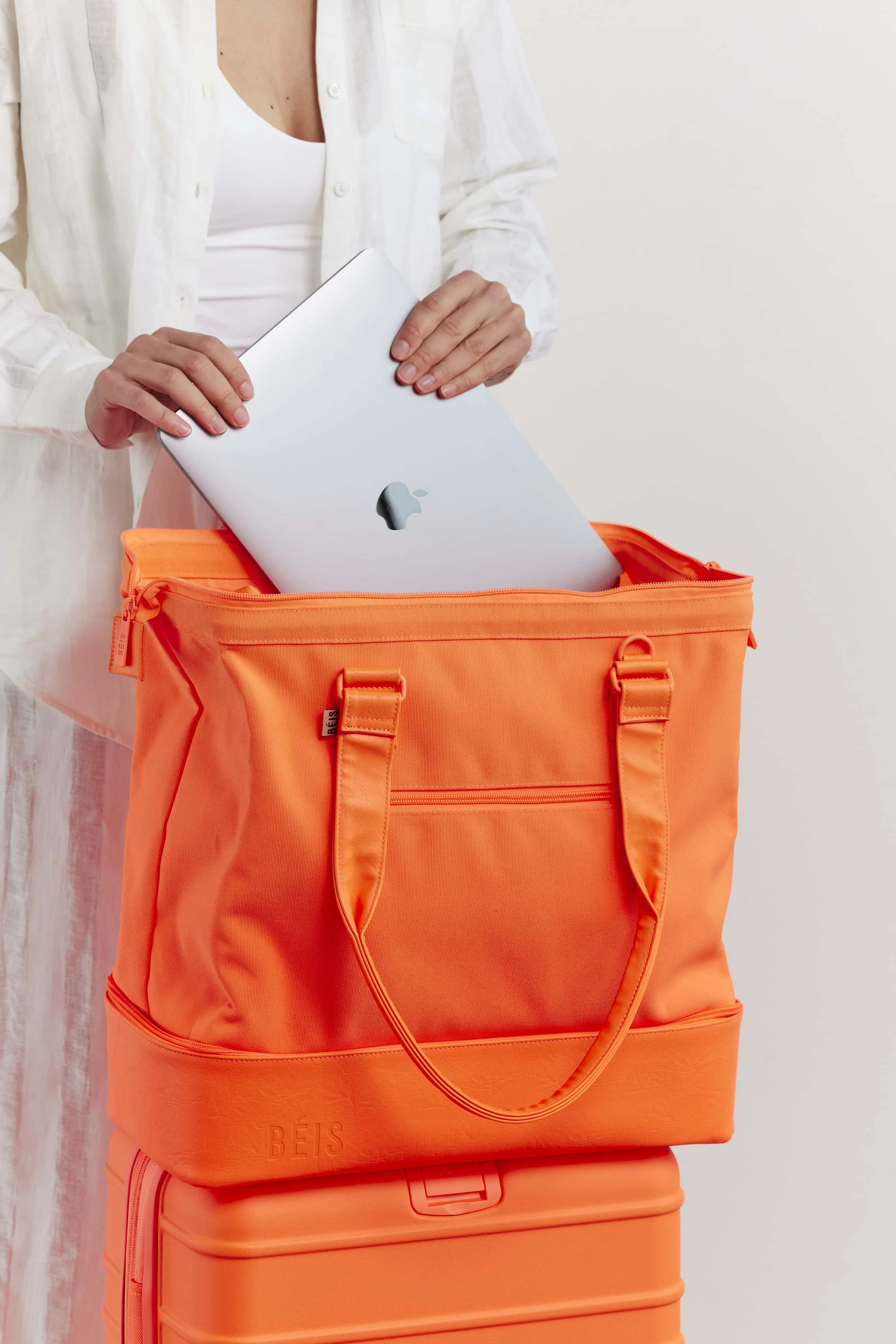 The Mini Weekender in Creamsicle