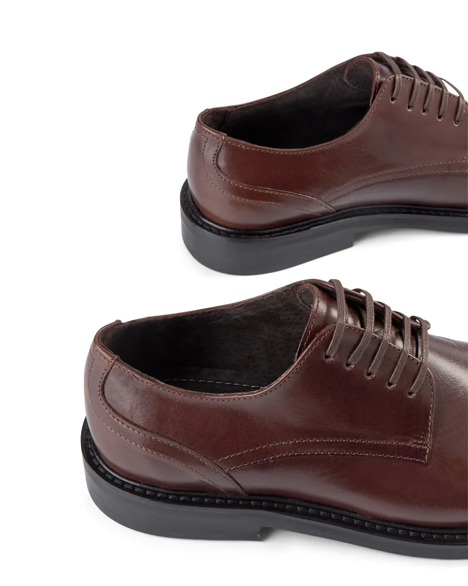 Trent Leather Derby - TAN