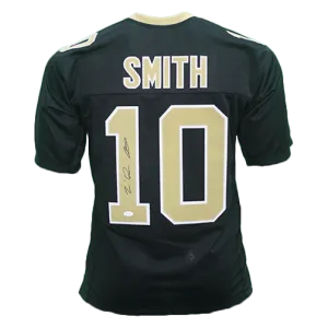 Tre'Quan Smith Autographed Pro Style Football Jersey Black (JSA)