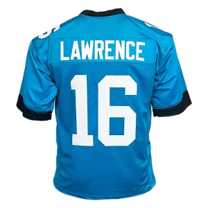 Trevor Lawrence Unsigned Jacksonville Teal Football Jersey