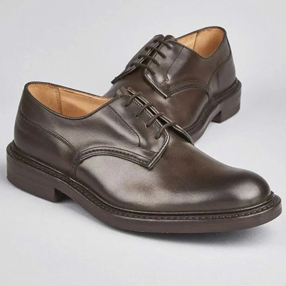 TRICKER'S Woodstock Shoes - Mens Dainite or Leather Sole - Espresso