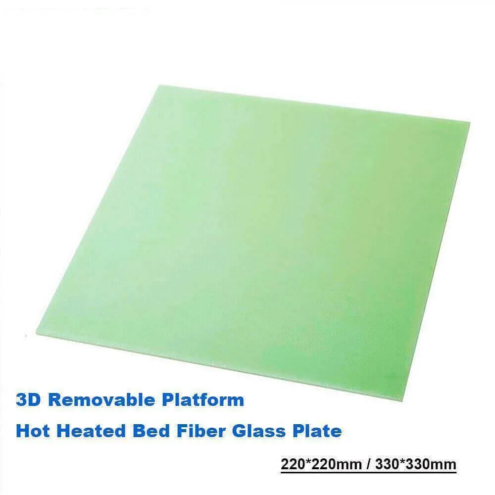 Tronxy 3D Printer Heated Bed Fiberglass Plate