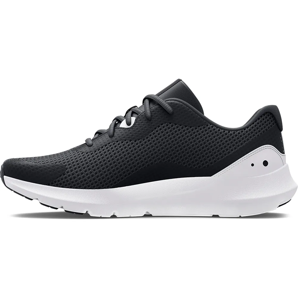 'Under Armour' Men's Surge 3 - Black / White