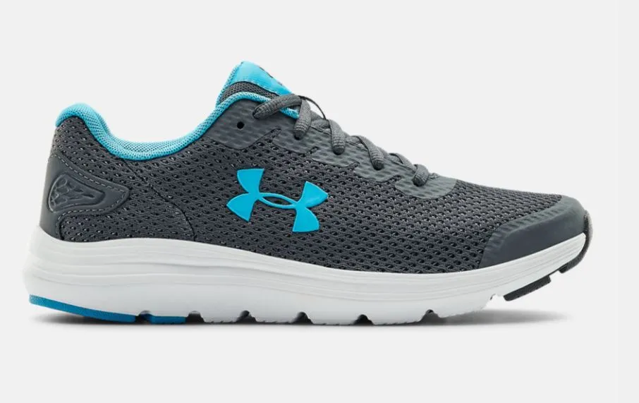 'Under Armour' Women's Surge 2 Running - Pitch Grey / Equator Blue