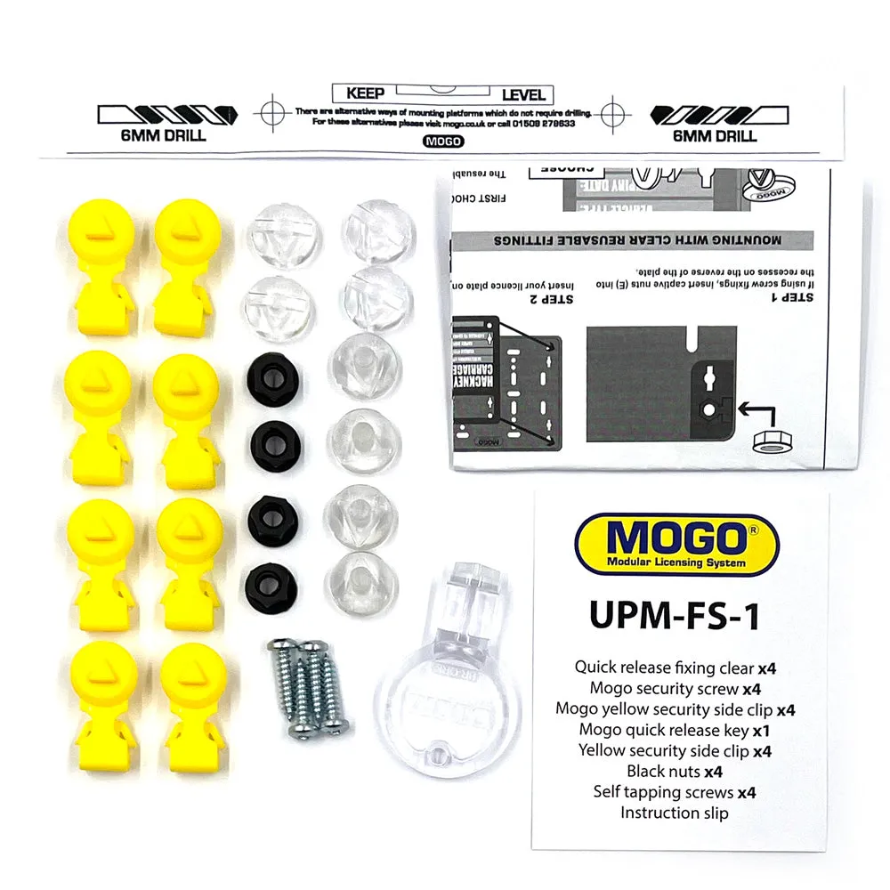 Universal Platform Mount Fixing Kit