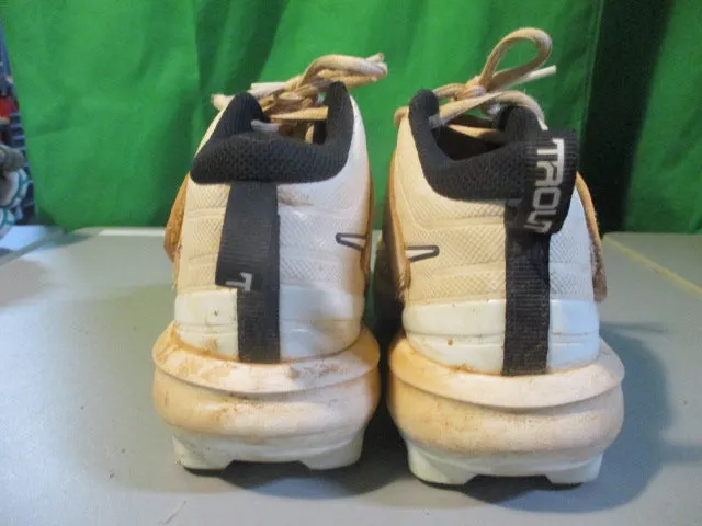 Used Nike Force Trout 7 Pro MCS Youth Cleats White Size 2.5