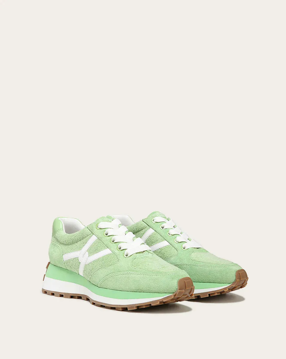 Valentina Sneaker - Matcha Green