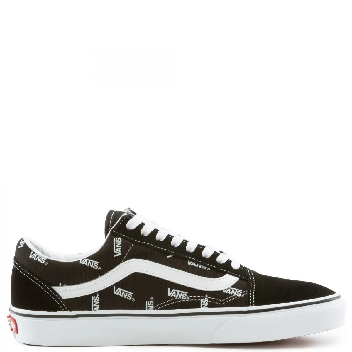 Vans Old Skool VN0A3WKTQW7 Men's Black & White Canvas Skateboard Shoes HS4344