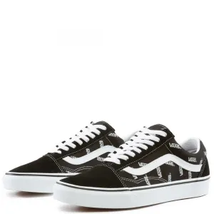 Vans Old Skool VN0A3WKTQW7 Men's Black & White Canvas Skateboard Shoes HS4344