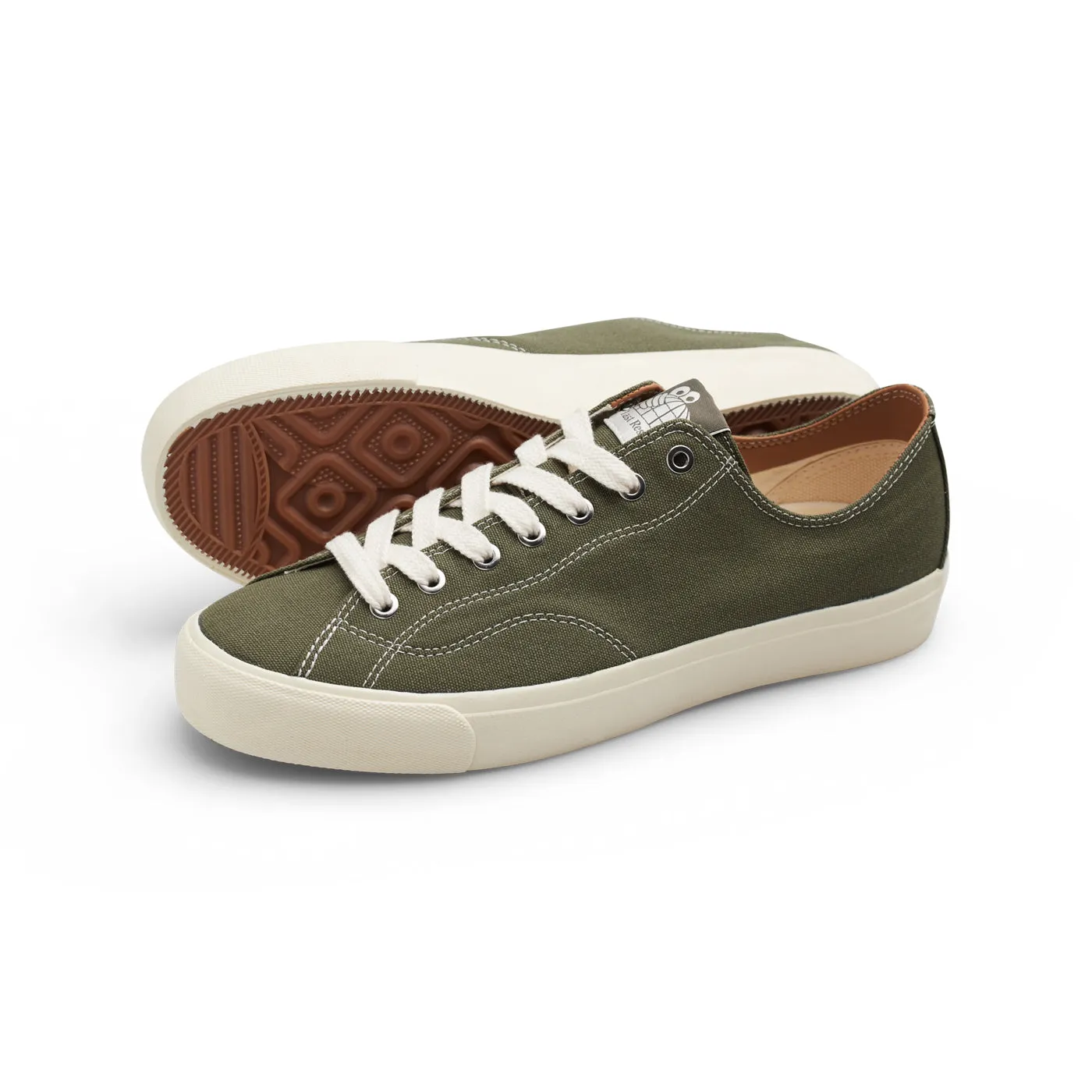 VM003-Lo Canvas (Burnt Olive/White)