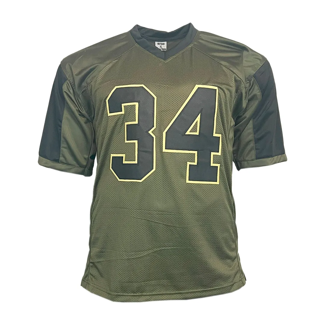 Walter Payton Unsigned Salute to Service Football Jersey