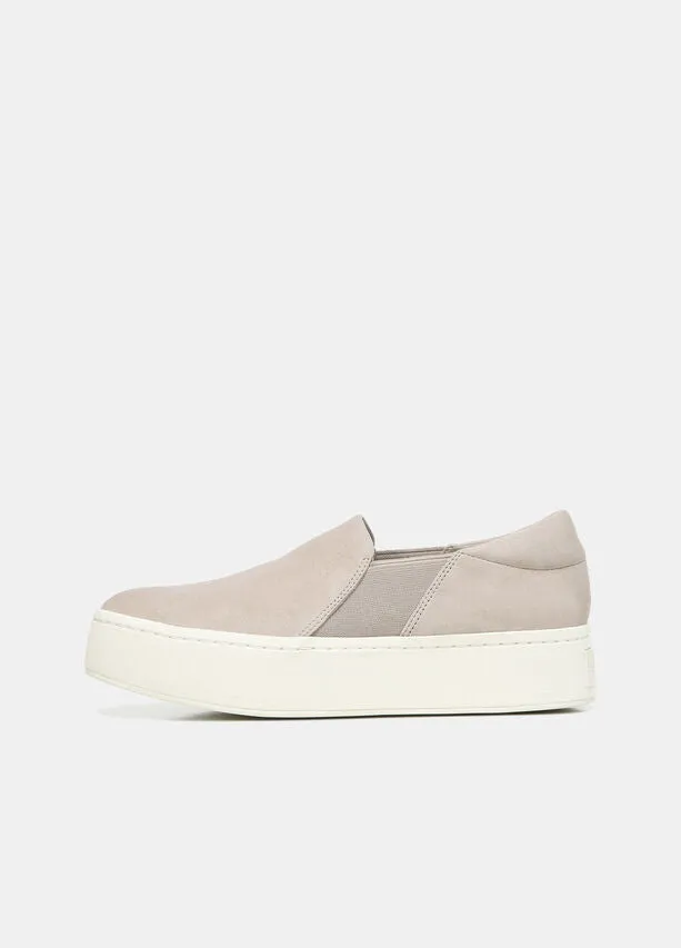 Warren Sneaker - Pearl Suede