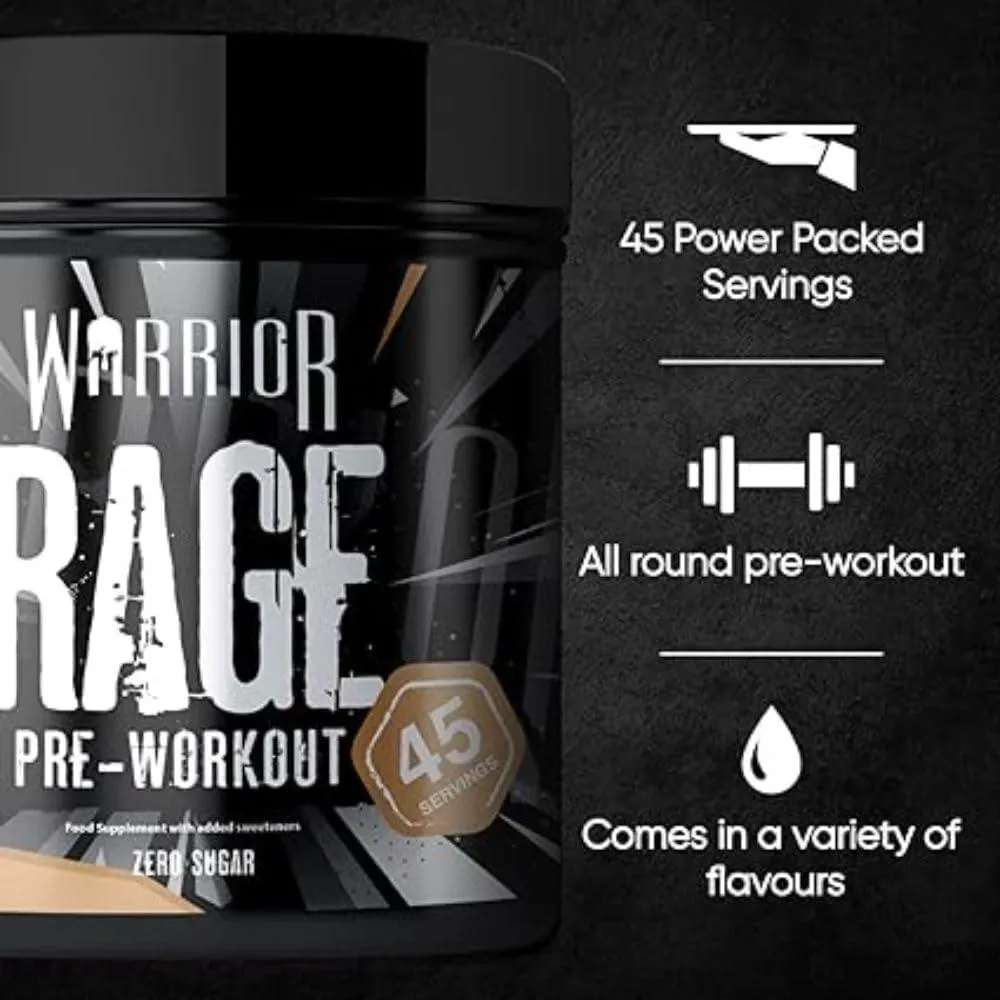 Warrior Rage Pre Workout Powder 45 Servings