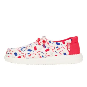 Wendy Youth Summer Americana - Multi/Varsity Red