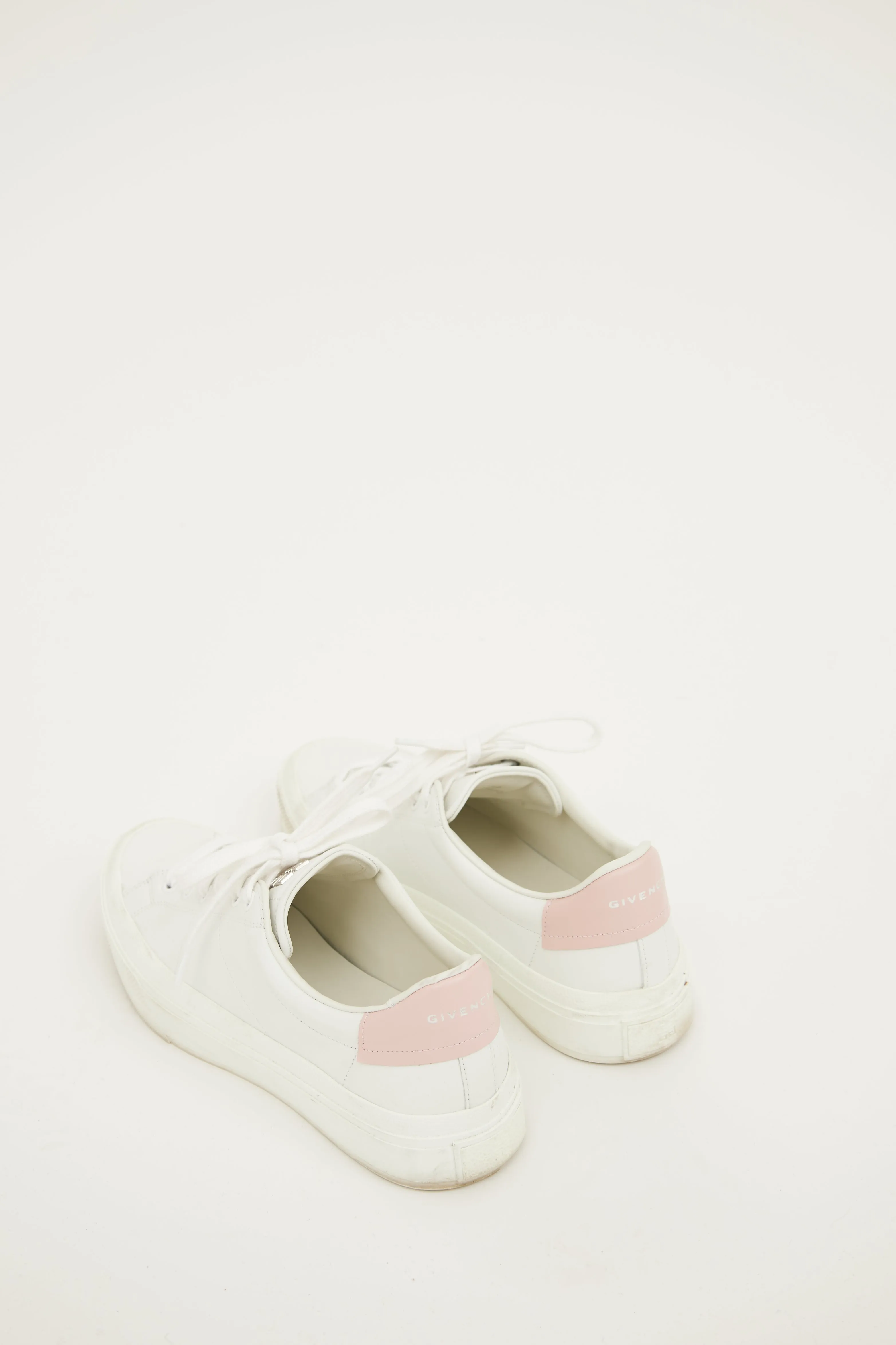 White & Pink City Sport Sneaker