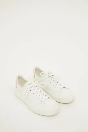 White & Pink City Sport Sneaker