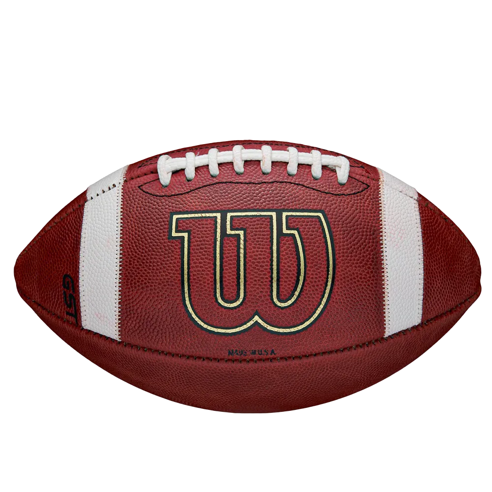 Wilson 1002 GST Leather Game Football - Official Size