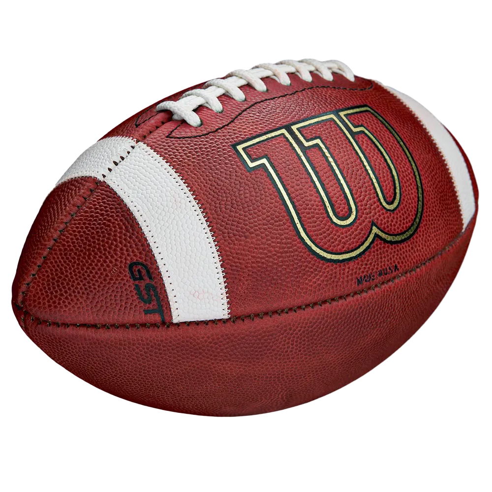 Wilson 1002 GST Leather Game Football - Official Size