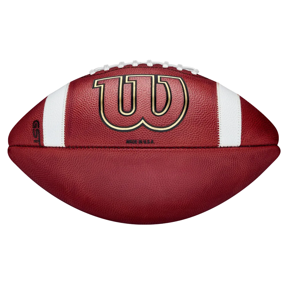 Wilson 1002 GST Leather Game Football - Official Size